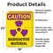 Signmission Radiation & Laser Sign, 24 in H x 18 in W, Vinyl Decal, Rectangle OS-2PACK-CR-D-1824-V-10270 - alternate 4